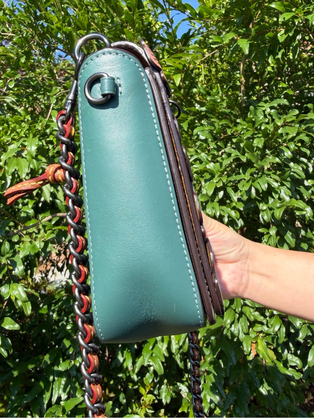 COACH Dinky 24 With Linked Tea Rose 21585 - Picture 5 of 11